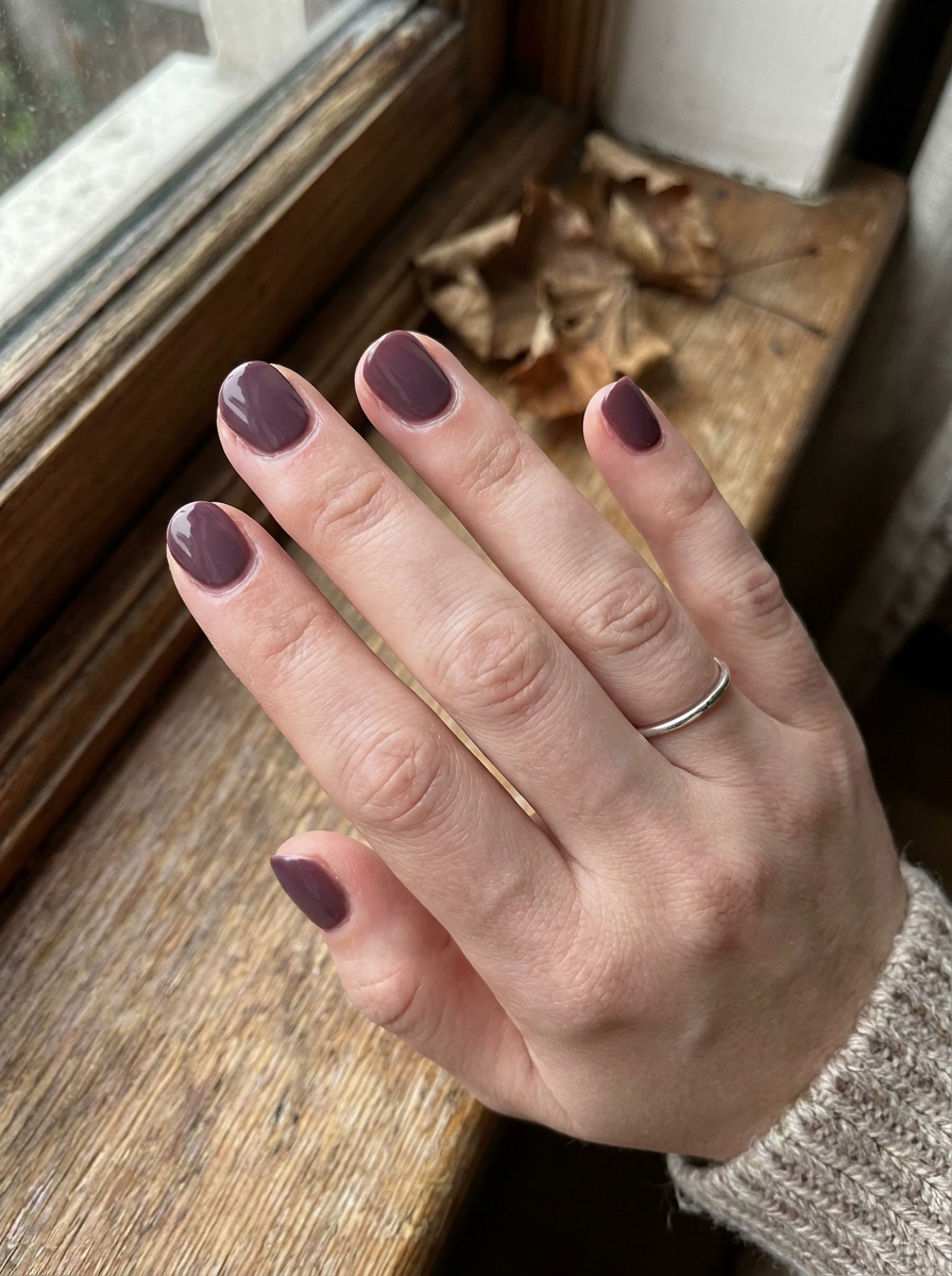 Plum als Herbst Nagelfarben Inspiration 2026